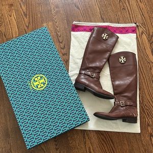 Tory Burch Adeline Vegan Leather Riding Boot